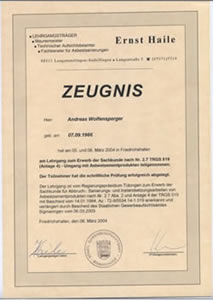 Zeugnis